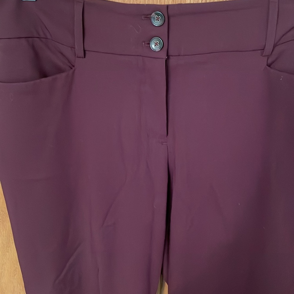Burgundy Alfani processional dress slacks!